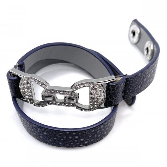 Crystal Pave Deco Chloe + Isabel Bracelet - B110gy 13.5-14 inches long, stingray - Picture 2 of 2
